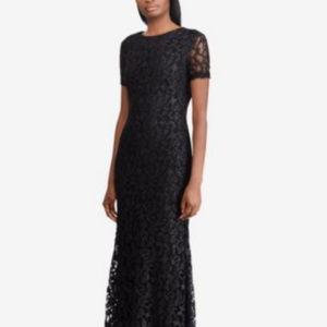 Ralph Lauren Lace Gown (Black)